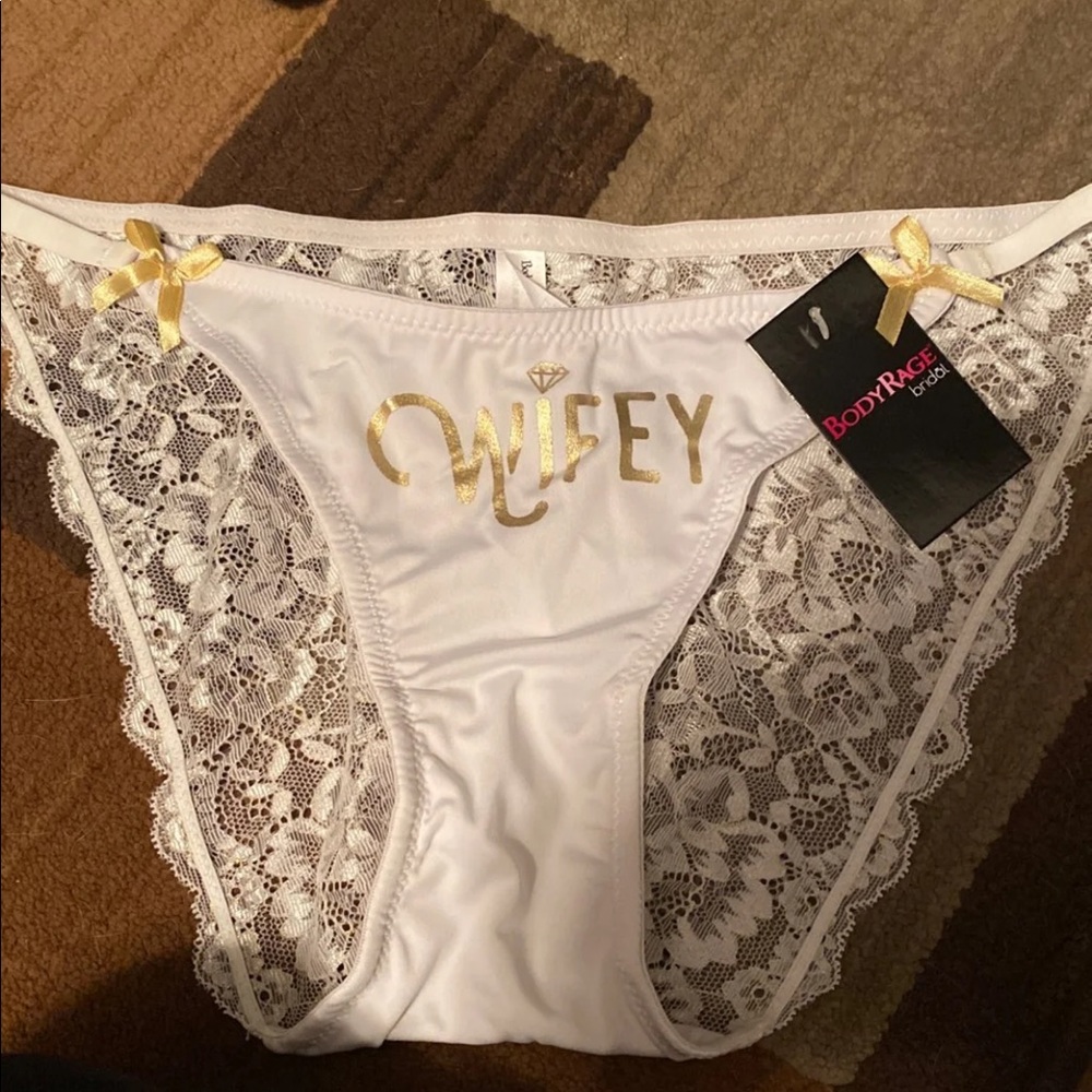 Bridal panties new with tags- LARGE